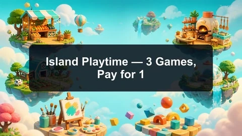 Island Playtime — 3 Games, Pay for 1 cover