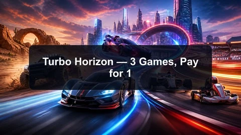 Turbo Horizon — 3 Games, Pay for 1 cover
