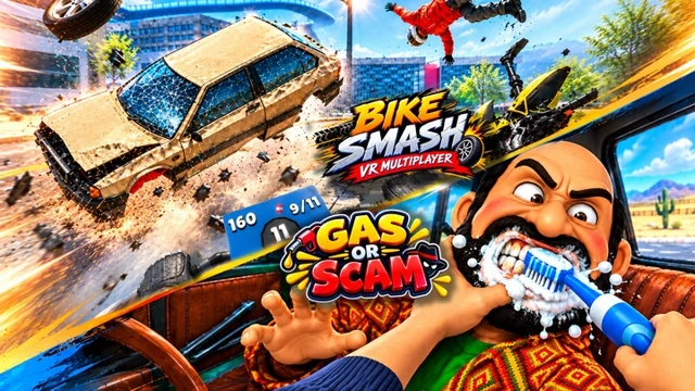 Gas or Scam + Bike Smash VR Bundle cover