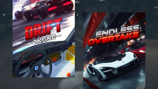 🔥 Drift Online & Endless Overtake Bundle Pack 🚗💨 cover