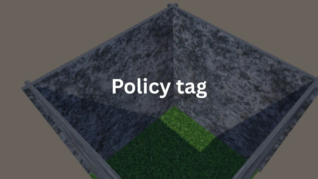 Policy tag cover