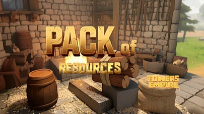 PACK of Resources in Towers Empire cover