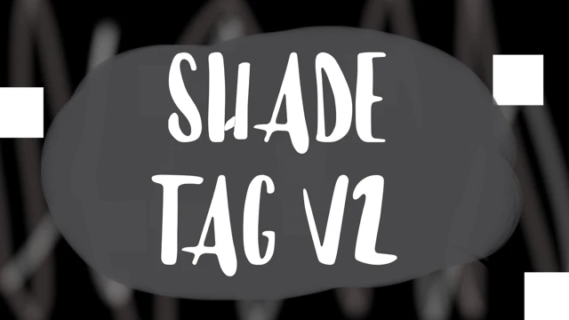 Shade Tag V2 cover