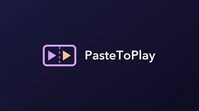 PasteToPlay: 180/360 VR Video Player cover