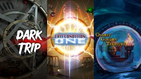 Trinity of Escape Rooms: Dark Trip + Exit Condition One + Oldest Golden Treasure cover