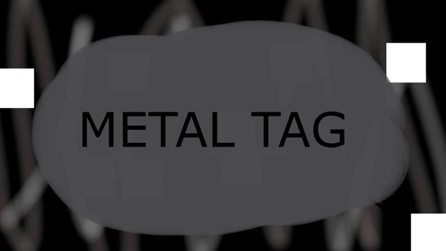 Metal Tag cover