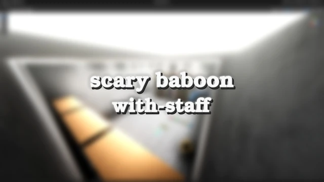 Scary Baboon With-Staff cover
