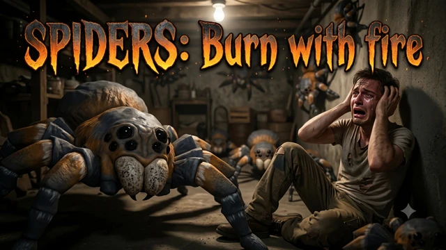 Spiders: Burn with fire cover