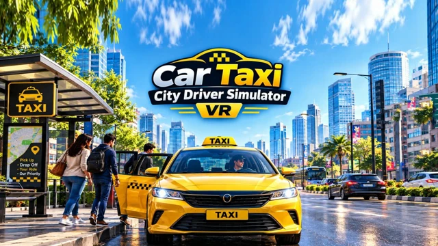 Car Taxi City Driver Simulator VR cover