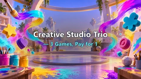 Creative Studio Trio — 3 Games, Pay for 1 cover
