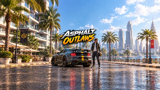 Asphalt Outlaws Car Racing Game cover