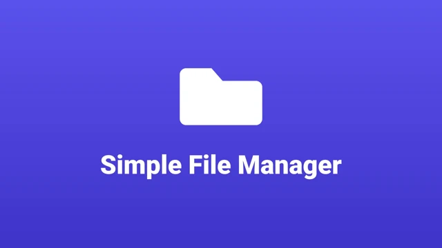 Simple File Manager: Explorer cover