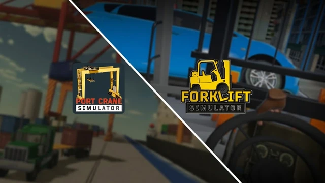Fork Lift Simulator | Construction Games - Parking Game | Port Crane Simulator cover