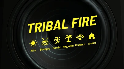 🎧 TRIBAL FIRE — World Rhythm BGM Pack cover