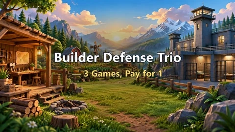 Builder Defense Trio — 3 Games, Pay for 1 cover