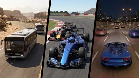 Bus Simulator, SpeedX & Formula 1 – Ultimate Bus & Car Racing Games cover