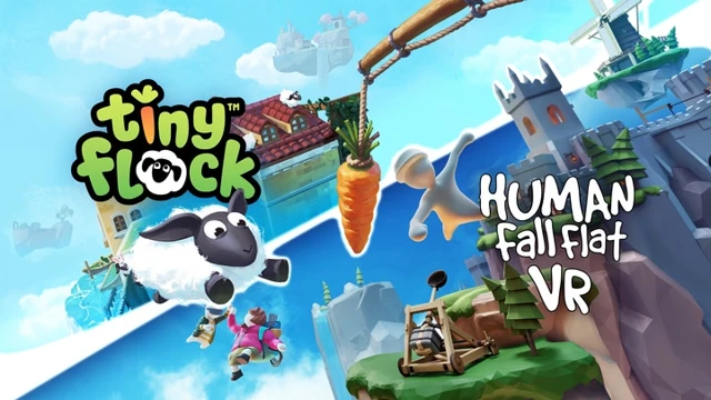 Tiny Flock & Human: Fall Flat VR cover