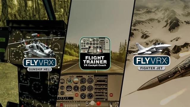 Flying Bundle: Fighter Jet, Gunship Helicopter & Trainer Airplane cover