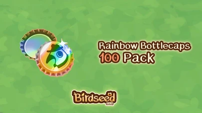 100 Rainbow Bottlecaps cover