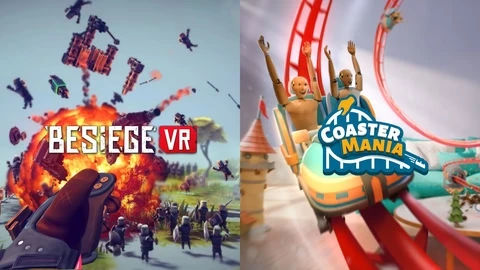 🎢Coasters & Catapults💣 Besiege VR & CoasterMania cover