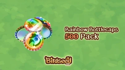 500 Rainbow Bottlecaps cover