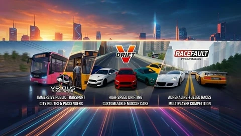 VR Ultimate Driving & Racing Pack – Drift, Race & Drive Simulator cover