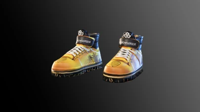 Woodrowgerber Gold High-Top Sneakers cover