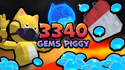 3,340 Gems Piggy cover