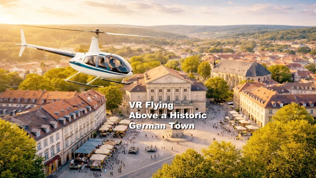 VR Flying Above a Historic German Town cover
