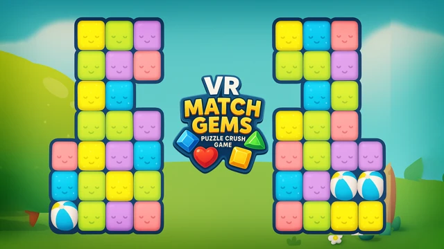 VR Match Gems – Puzzle Crush Game cover