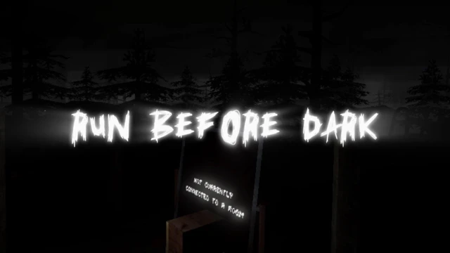 RUN BEFORE DARK! cover