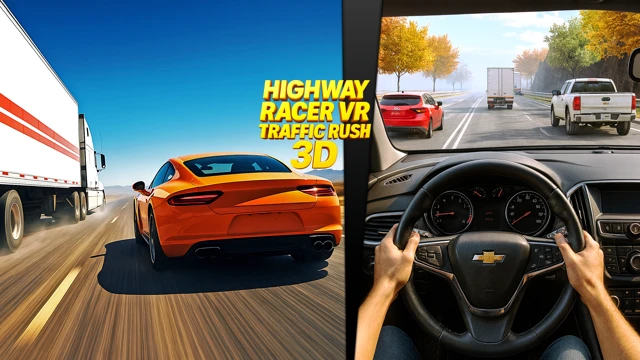 Highway Racer VR : Traffic Rush 3D cover