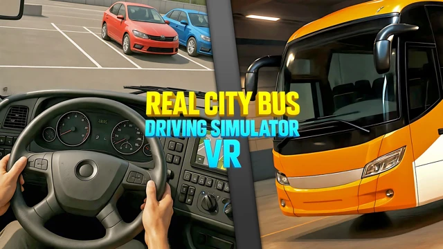 Real City Bus Driving Simulator VR cover