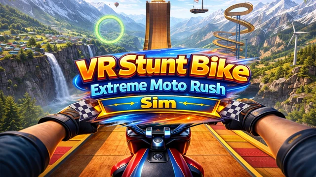VR Stunt Bike Extreme Moto Rush Sim cover