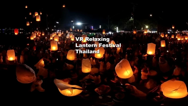VR Relaxing Lantern Festival Thailand cover