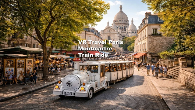 VR Travel Paris Montmartre Train Ride cover