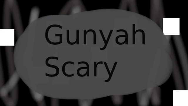 Gunyah Scary cover