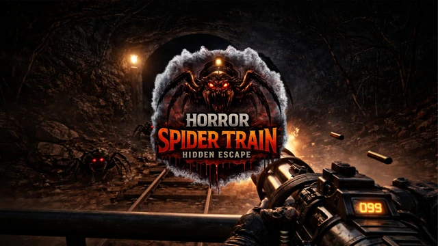 Horror Spider Train : Hidden Escape cover