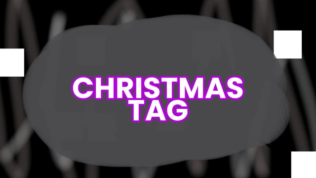 christmas tag cover
