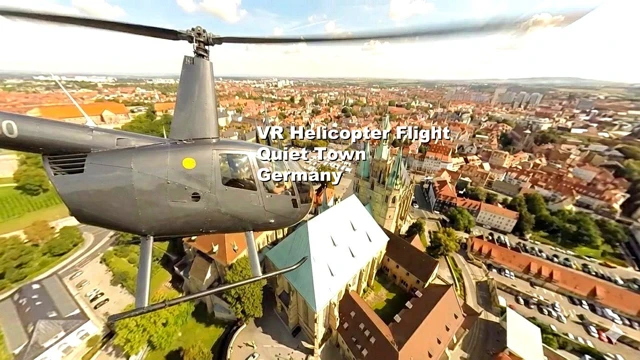 VR Helicopter Flight Quiet Town Germany cover
