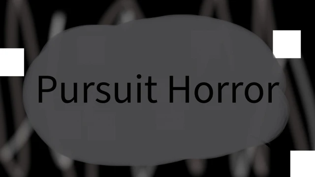 Pursuit Horror cover