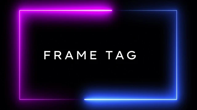 Frame Tag cover