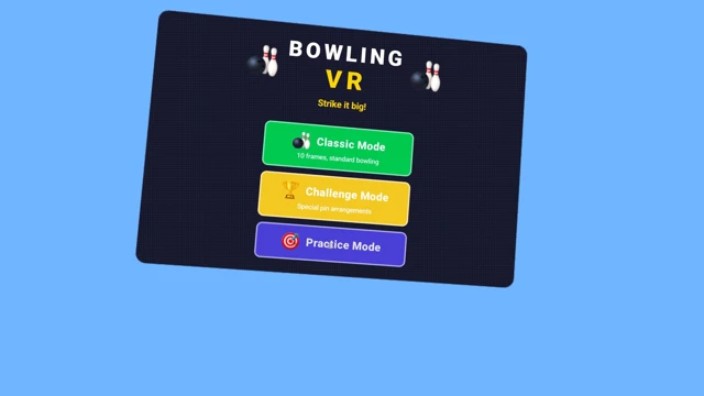 Bowling VR cover