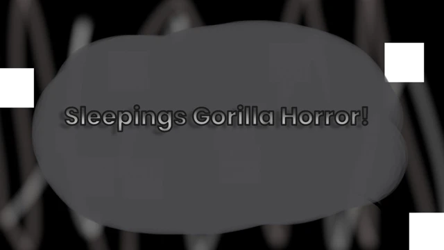 Sleepings Gorilla Horror cover