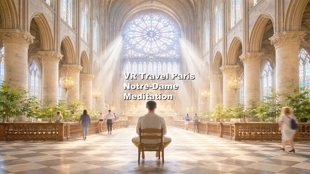 VR Travel Paris Notre-Dame Meditation cover