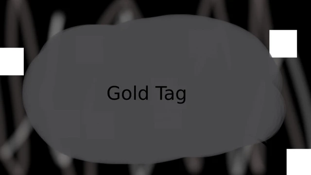Gold tag cover