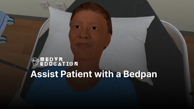 Assist Patient with a Bedpan cover