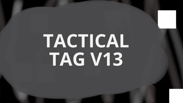 TACTICAL TAG V13 cover