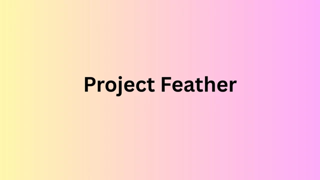 Project Feathers cover