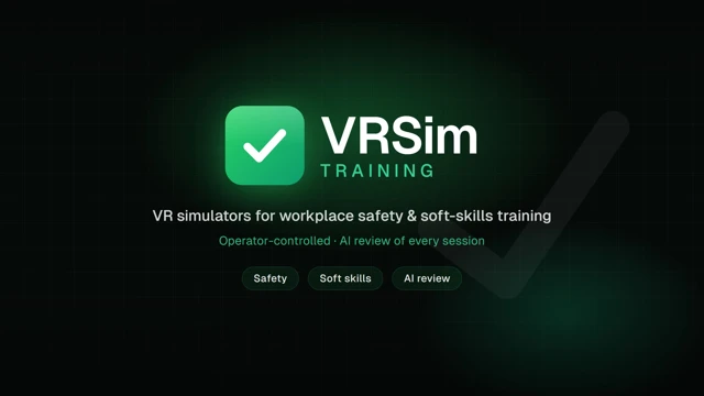 VRSim Training cover